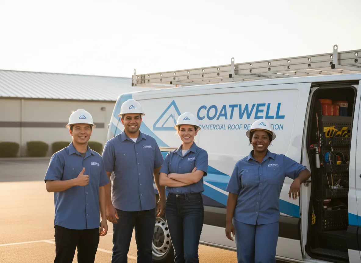 Commercial roof coating company in Stanwood, WA